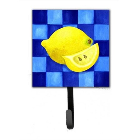 Jensendistributionservices Lemon in Blue by Ute Nuhn Leash or Key Holder MI256566